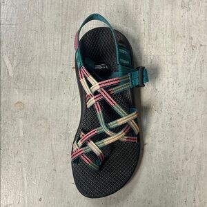 Chaco Women's Teal Multicolor Strappy Sandal